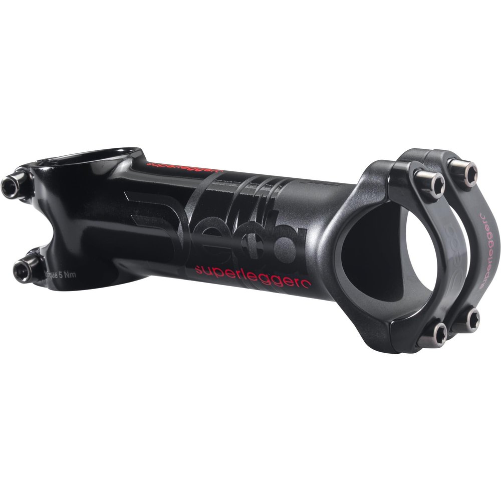 Deda Elementi Unisex's Superleggero Stem, POB (Polished on Black), 130mm