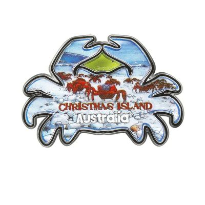 Collectible Novelty Pin for Backpack, Scarf - Made From Jeweler Class Metal - Spartan and the Green Egg Explorer Pin Series: Christmas Island, Australia (414)
