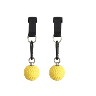 1 Pair Climbing Pull Up Hold Grips with Straps Hand Grip Strength Trainer Exerciser for Exercise Wrist Dorm
