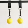 1 Pair Climbing Pull Up Hold Grips with Straps Hand Grip Strength Trainer Exerciser for Exercise Wrist Dorm view 3
