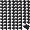 Frienda Black Lanyard Plastic Whistles Referees Fans Cheer Student Whistles Emergencies Survival Whistles Bulk (100 Pcs) view 1