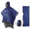 Camp Poncho Sleeping Bag Wearable Hooded Blanket - Envelope Lightweight Thermal Cloak Cape Windproof with Premium Stuff Compression Sack for Backpacking Hiking Hunting Fishing Outdoor Sport view 1