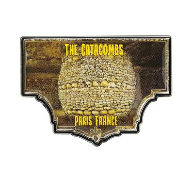 Collectible Novelty Pin for Backpack, Scarf - Made From Jeweler Class Metal - Spartan and the Green Egg Explorer Pin Series: The Catacombs - Paris, France (425)