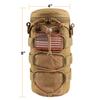 AMYIPO Water Bottle Pouch Molle Tactical Holder Storage Bag for 32oz Carrier (Khaki) view 2