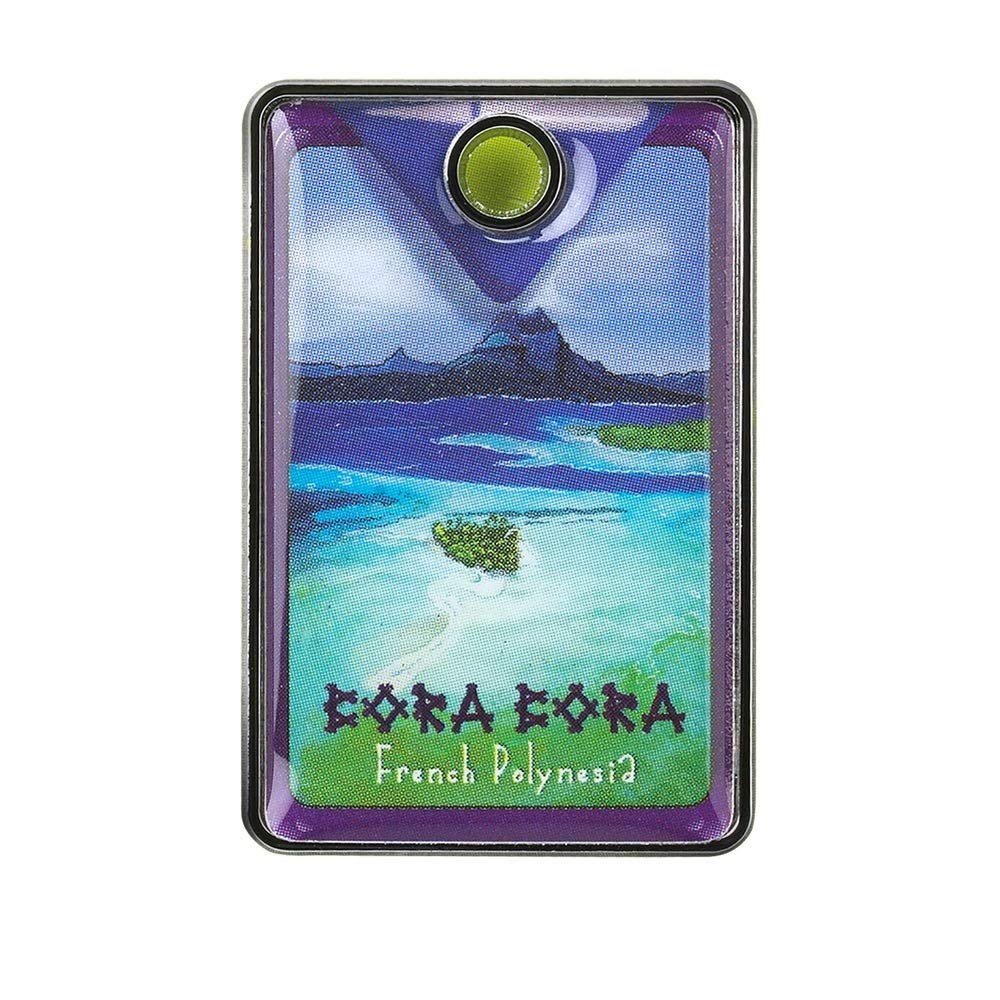 Collectible Novelty Pin for Backpack, Scarf - Made From Jeweler Class Metal - Spartan and The Green Egg Explorer Pin Series: Bora Bora, French Polynesia (246)