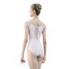 119141019 Sweetheart Mesh Leotards Baiwu Fashion Cute Ballet Dance Leotards (S, Pale Pink) view 2
