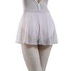 Baiwu Dance 119143003 Girls Dance Mesh Skirt Wrap Ballet Skirt (Medium, Pale Pink) view 1