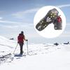 Milaloko Ice Grips, Ice & Snow Grips Cleat Over Shoe/Pro Winter Ice Grips for Shoes and Boots - 10 Traction Cleats for Snow and Ice (L[Women:10-13/Men:8-11]) view 2