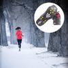 Milaloko Ice Grips, Ice & Snow Grips Cleat Over Shoe/Pro Winter Ice Grips for Shoes and Boots - 10 Traction Cleats for Snow and Ice (L[Women:10-13/Men:8-11]) view 3