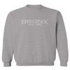 0232. Vintage New York Bronx NYC Street wear Men's Crewneck Sweatshirt (Light Gray Medium) view 1