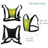 fixinus LED Turn Signal Safety Vest with Direction Indicator, USB Charging & Adjustable Bike Pack Accessory Guiding Light for Night Running Walking Cycling Gear - LED Glowing Reflective Backpack view 2