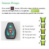 fixinus LED Turn Signal Safety Vest with Direction Indicator, USB Charging & Adjustable Bike Pack Accessory Guiding Light for Night Running Walking Cycling Gear - LED Glowing Reflective Backpack view 4