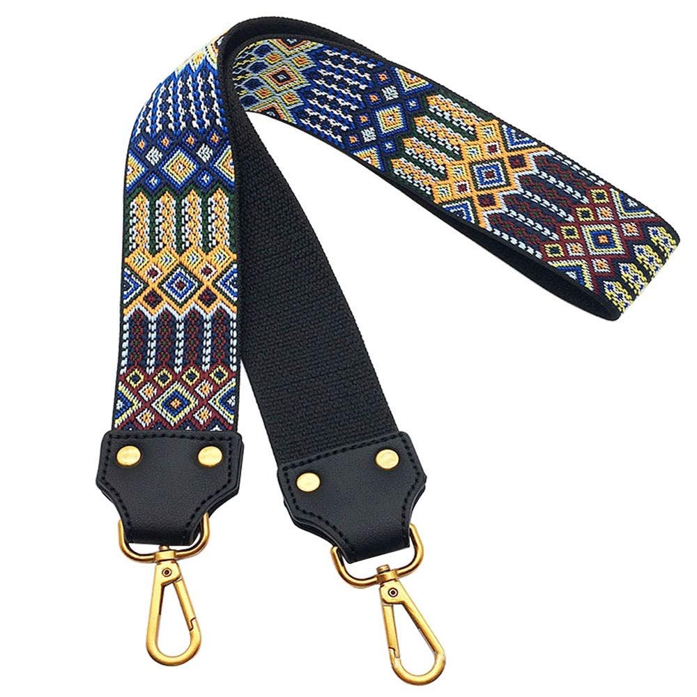 Women's Bag Crossbody Soulder Strap Replacement Wide Shoulder Belt Knitting Embroidery Handbag Accessories