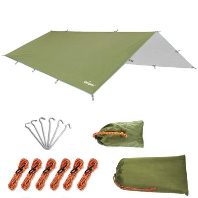 Unigear Hammock Rain Fly Waterproof Tent Tarp, 16.5x9.8ft, UV Protection and PU 3000mm Waterproof, Lightweight for Camping, Backpacking and Outdoor Adventure