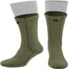 281Z Military Warm 8 inch Boot Liner Socks - Outdoor Tactical Hiking Sport - Polartec Fleece Winter Socks (Small, Olive Green) view 1