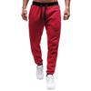 WUAI-Men Fashion Jogger Athletic Pants - Classic Gym Sport Pants Bodybuilding Workout Running Slim Fit Sweatpants(Red,X-Large) view 1