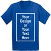 Custom Baby Shirt Baby Boys Baby Girls Personalized Text T-Shirt Front/Back Print Blue 6M view 1
