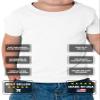 Custom Baby Shirt Baby Boys Baby Girls Personalized Text T-Shirt Front/Back Print Blue 6M view 2