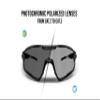 BERTONI Sport Sunglasses Cycling MTB Running Ski Golf Removable Sport Prescription Carrier Included mod. QUASAR (Black/Photochromic Polarized) view 2