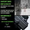 Alien Gear ShapeShift Drop Leg Tactical Holster - Tailored Fit, Right/Left Hand - Adjustable Retention, Made in USA - Secure, Comfortable Thigh Holster for Men & Women - Choose Your Pistol Size view 2
