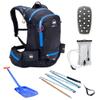 TerraWest Core Avalanche Kit,Ski Backpack including Recco & Removable Back Protector, Hydration Bladder, Avalanche Shovel, Avalanche Probe, Backcountry Skiing, Snowboarding, Snowmobiling (Black) view 1