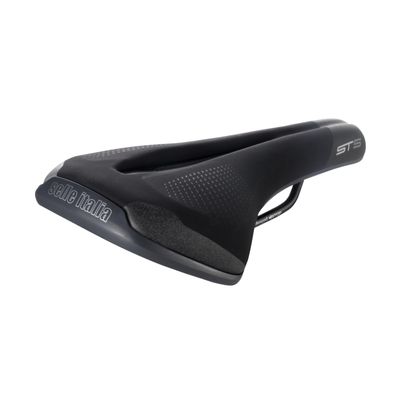 Selle Italia, ST 5 Flow, Saddle, 276 x 155mm, 396g, Black/Hi-Viz (SI510814)