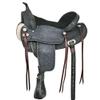 HILASON Western Horse Treeless Trail Pleasure American Leather Saddle | Barrel for Horses view 1