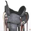 HILASON Western Horse Treeless Trail Pleasure American Leather Saddle | Barrel for Horses view 2