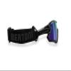 Bertoni Sport Sunglasses Cycling MTB Running Ski Golf Removable Sport Prescription Carrier Included mod. QUASAR (Black/Green Mirror) view 3