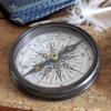 Engraved Nautical Compass, Personalized Compass, Mens Gift, Groomsmen Gift, Wedding Gift, Hiking Gift, Corporate Gift, Engraved Gift (Black Finish) view 2