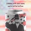 VictoryStore Veterans Day Can Coolers  Patriotic Thank You Veterans Drink Sleeves  Set of 24  12oz Can & Bottle Coolers  Reusable Foam Beverage Sleeves for Military Holidays & Events view 4