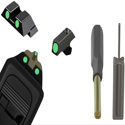 Classic Night Sights for Glock 9/40 Glow in The Dark Night Sight (Classic Night Sights for Glock)