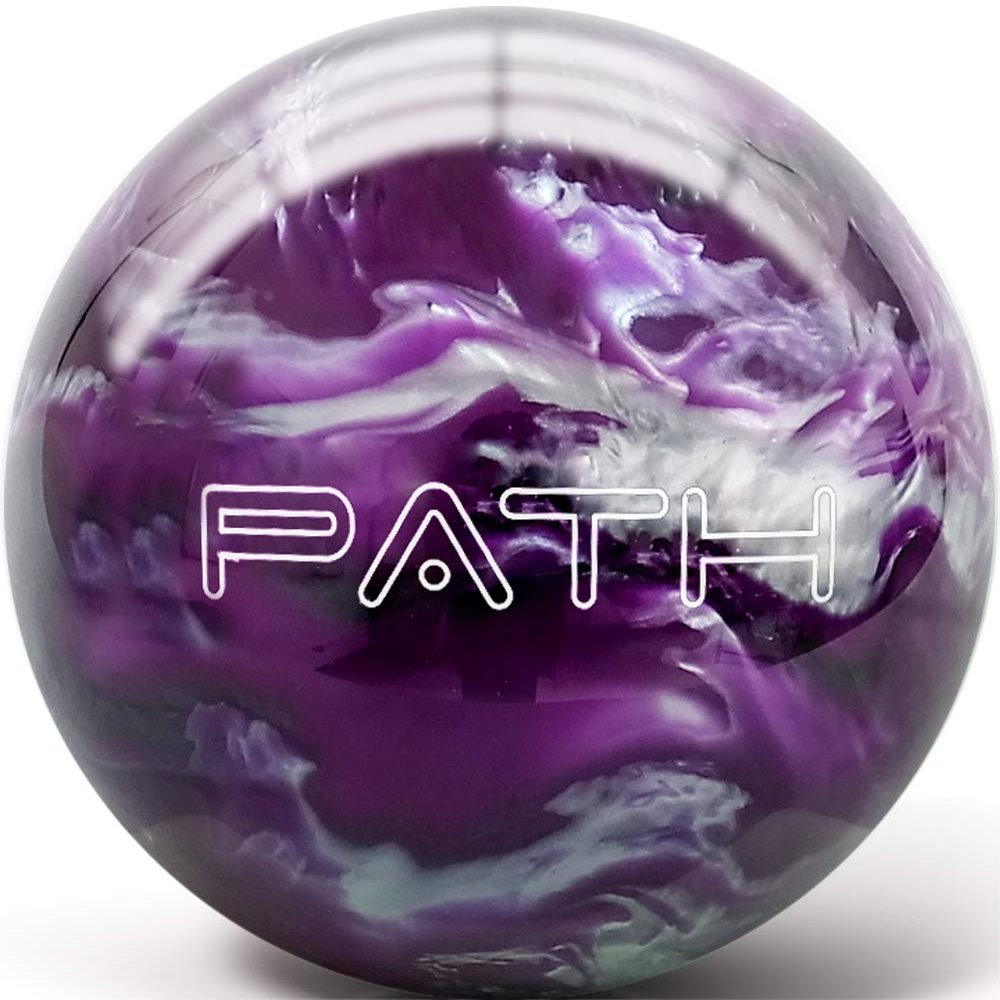 Pyramid Path Bowling Ball (Purple/Black/White, 8 LB)