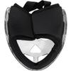 Field Hockey Face Mask Clear Transparent Penalty Corner Protection Black Padding (Junior) view 3