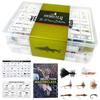 Ventures Fly Co. | 122 Premium Hand Tied Fly Fishing Flies Assortment | Two Fly Boxes Included | Dry, Wet, Nymphs, Streamers, Wooly Buggers, Terrestrials | Trout, Bass Lure Set, Kit, Gift view 1