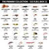 Ventures Fly Co. | 122 Premium Hand Tied Fly Fishing Flies Assortment | Two Fly Boxes Included | Dry, Wet, Nymphs, Streamers, Wooly Buggers, Terrestrials | Trout, Bass Lure Set, Kit, Gift view 3
