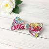 Spring Notion Men's Cotton Floral Print Bow Tie, 30-Blue/Red view 3