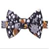 Spring Notion Boys' Cotton Floral Bow Tie, 41-Black/Mustard Large view 1