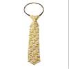 Spring Notion Boys' Cotton Floral Skinny Zipper Tie, Mustard Large view 1