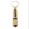 Spring Notion Boys' Cotton Floral Skinny Zipper Tie, Mustard Large view 2