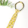 Spring Notion Boys' Cotton Floral Skinny Zipper Tie, Mustard Large view 3