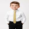 Spring Notion Boys' Cotton Floral Skinny Zipper Tie, Mustard Large view 4