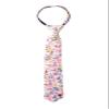 Spring Notion Boys' Cotton Floral Skinny Zipper Tie, Ivory Small view 1