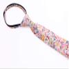 Spring Notion Boys' Cotton Floral Skinny Zipper Tie, Ivory Small view 3