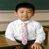 Spring Notion Boys' Cotton Floral Skinny Zipper Tie, Ivory Small view 4