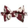 Spring Notion Boys' Cotton Floral Bow Tie, 37-Burgundy Medium view 1