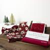 Spring Notion Boys' Cotton Floral Bow Tie, 37-Burgundy Medium view 4