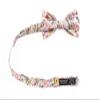 Spring Notion Men's Cotton Floral Print Bow Tie, 33-Ivory view 2