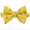 Spring Notion Boys' Cotton Floral Bow Tie, 40-Mustard Medium view 1