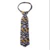 Spring Notion Boys' Cotton Floral Skinny Zipper Tie, Black/Mustard Large view 1